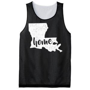 Louisiana Home State Mesh Reversible Basketball Jersey Tank