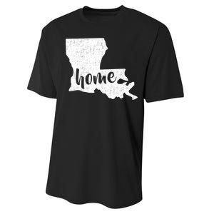 Louisiana Home State Performance Sprint T-Shirt