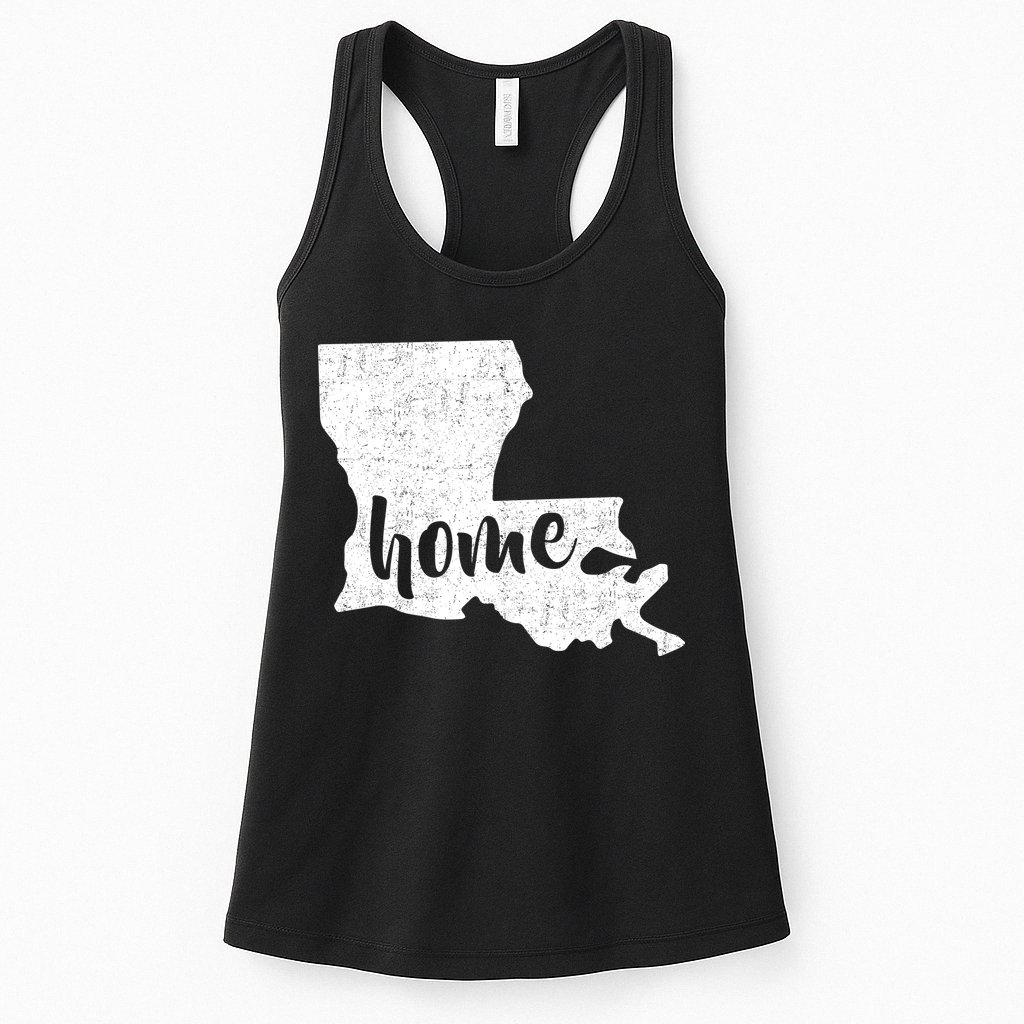 Louisiana Home State Womens Tank Top