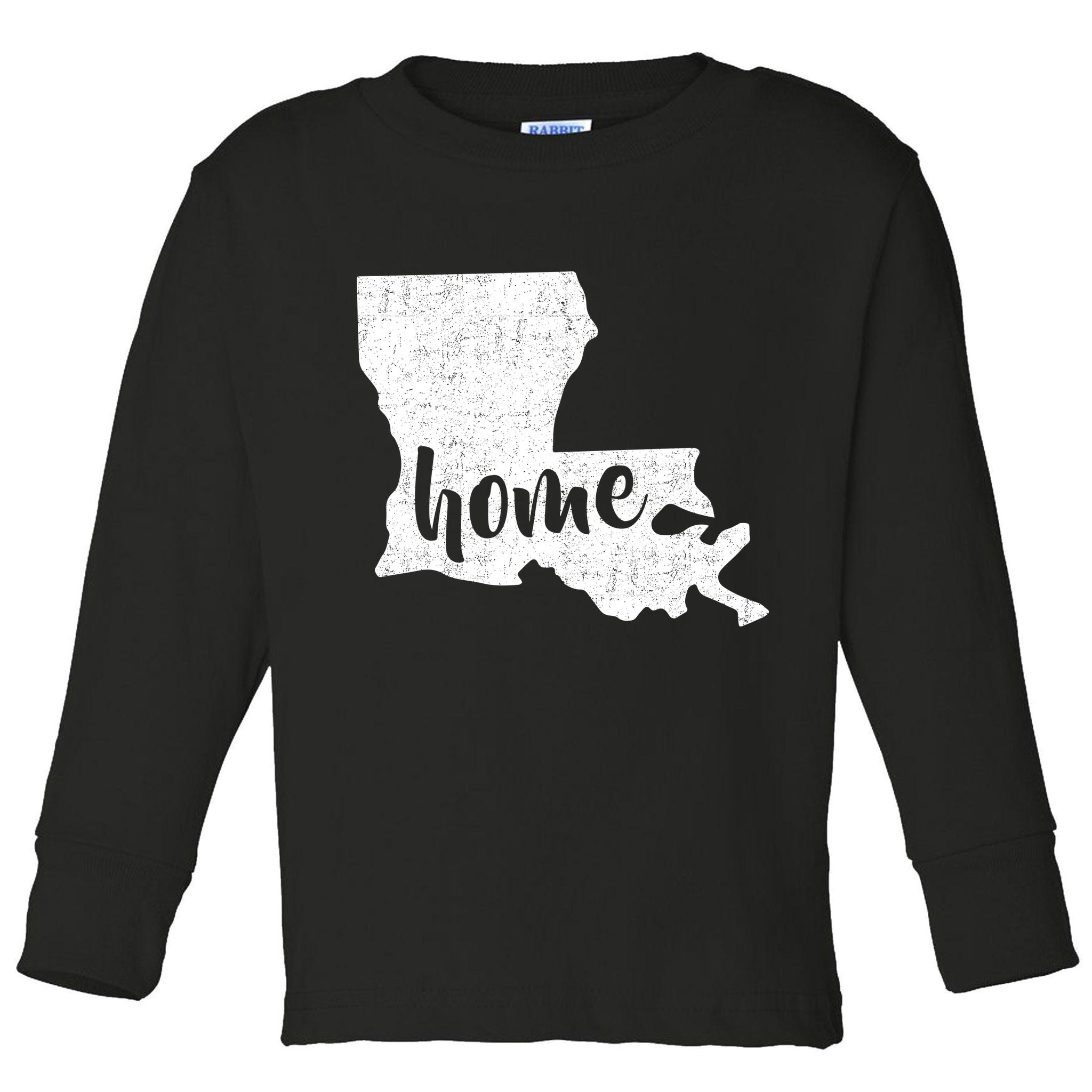 Louisiana Home State Toddler Long Sleeve Shirt