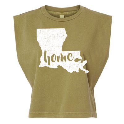 Louisiana Home State Garment-Dyed Women's Muscle Tee