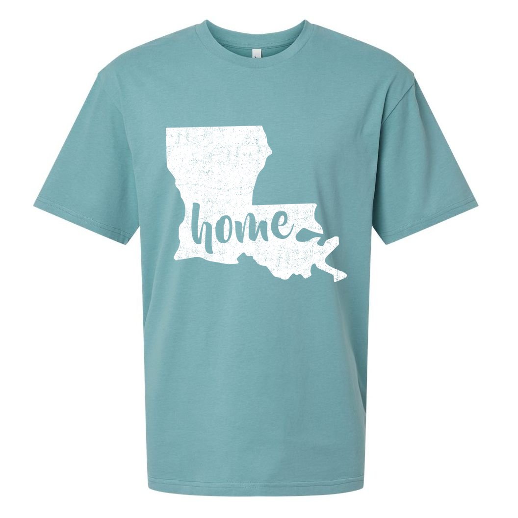 Louisiana Home State Sueded Cloud Jersey T-Shirt