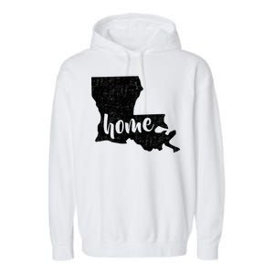 Louisiana Home State Garment-Dyed Fleece Hoodie