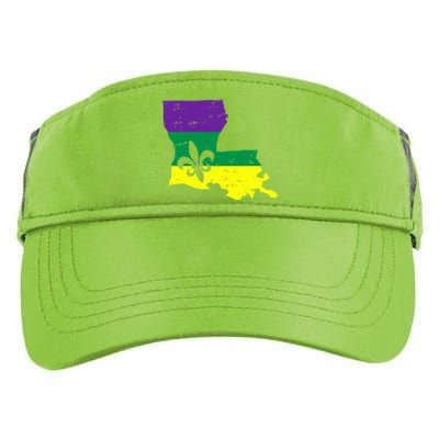 Louisiana Mardi Gras Adult Drive Performance Visor