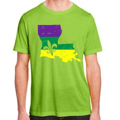 Louisiana Mardi Gras Adult ChromaSoft Performance T-Shirt