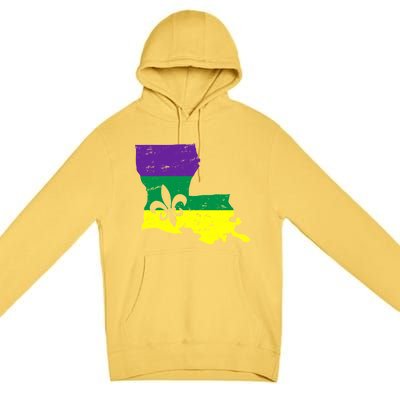 Louisiana Mardi Gras Premium Pullover Hoodie