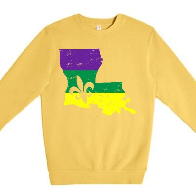 Louisiana Mardi Gras Premium Crewneck Sweatshirt