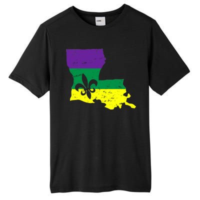 Louisiana Mardi Gras Tall Fusion ChromaSoft Performance T-Shirt