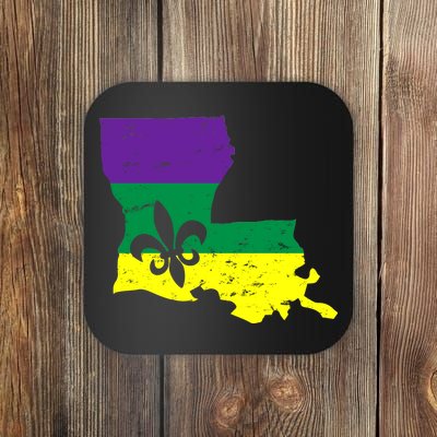 Louisiana Mardi Gras Coaster