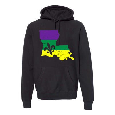 Louisiana Mardi Gras Premium Hoodie