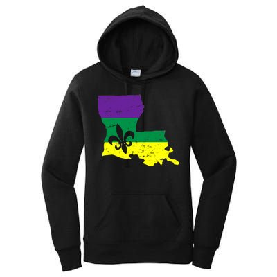 Louisiana Mardi Gras Women's Pullover Hoodie