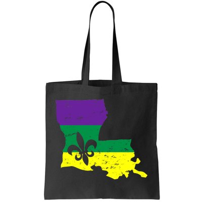 Louisiana Mardi Gras Tote Bag