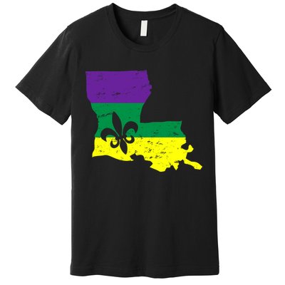 Louisiana Mardi Gras Premium T-Shirt