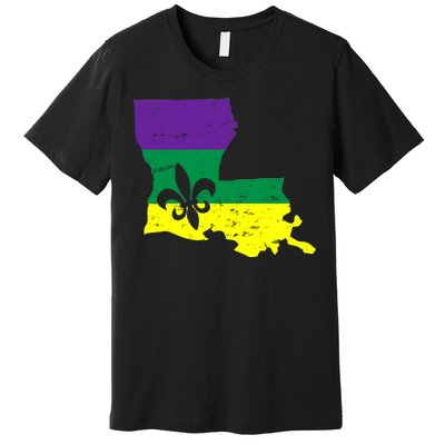 Louisiana Mardi Gras Premium T-Shirt