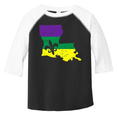 Louisiana Mardi Gras Toddler Fine Jersey T-Shirt