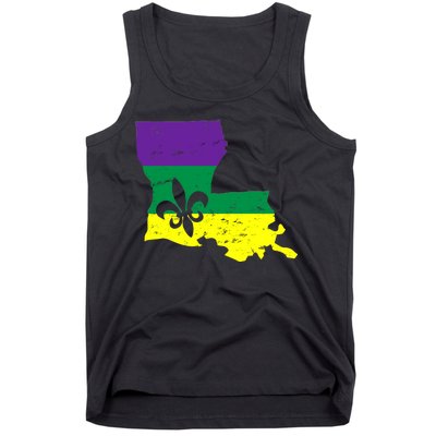 Louisiana Mardi Gras Tank Top