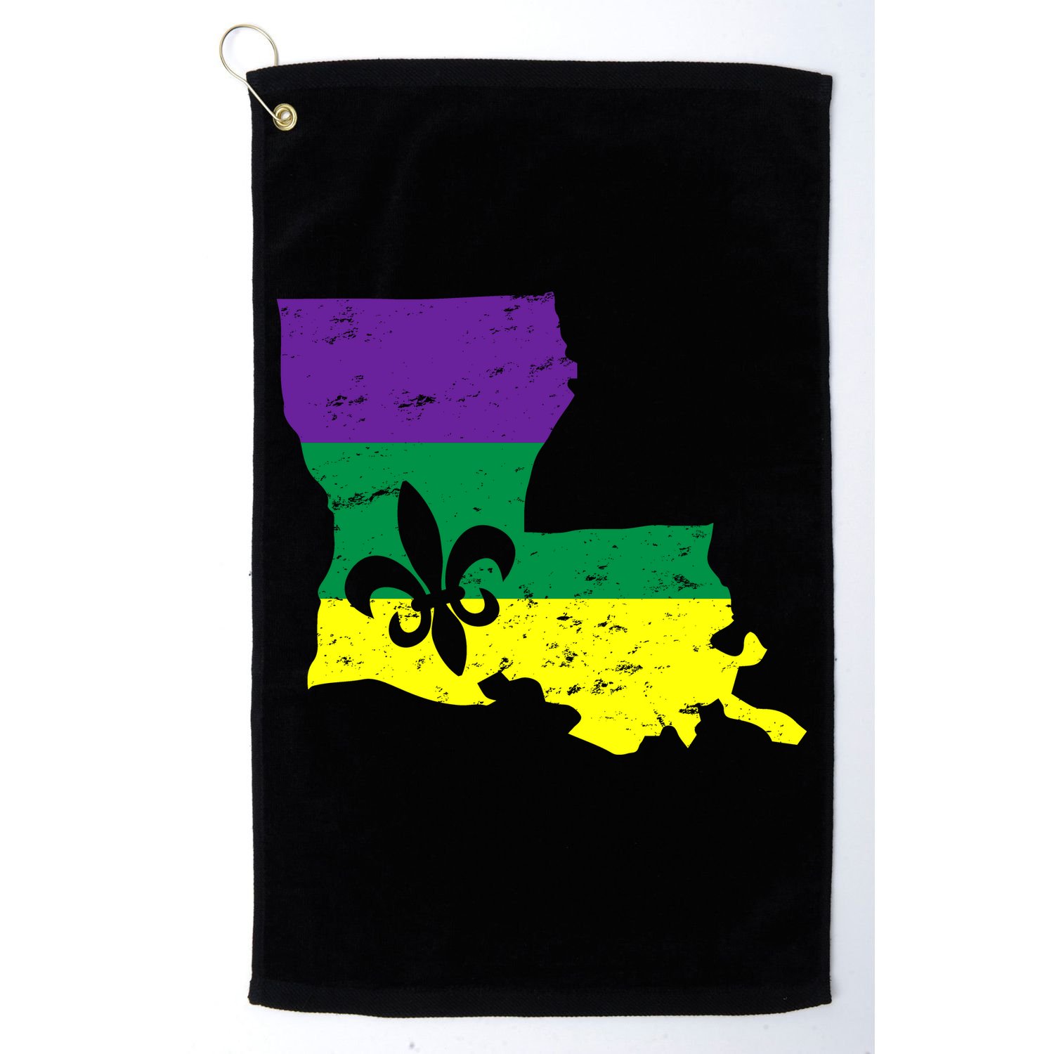 Louisiana Mardi Gras Golf Towel
