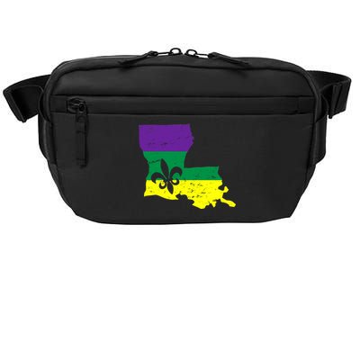 Louisiana Mardi Gras Crossbody Pack