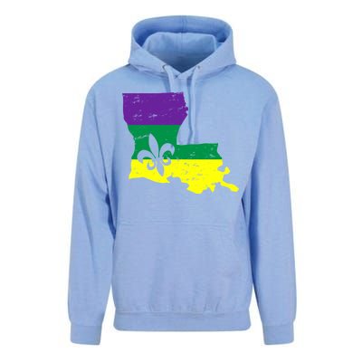 Louisiana Mardi Gras Unisex Surf Hoodie