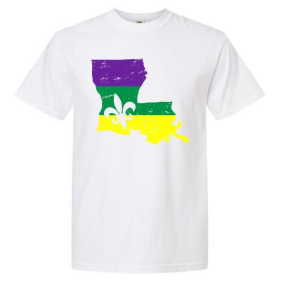 Louisiana Mardi Gras Garment-Dyed Heavyweight T-Shirt