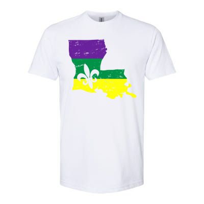 Louisiana Mardi Gras Softstyle CVC T-Shirt