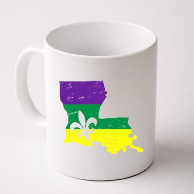 Louisiana Mardi Gras Coffee Mug