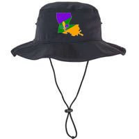 Louisiana Mardi Gras Fleur De Lis Legacy Cool Fit Booney Bucket Hat