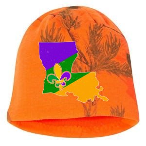 Louisiana Mardi Gras Fleur De Lis Kati - Camo Knit Beanie