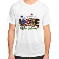 Love Our Veterans Day Proud Military American Flag Adult ChromaSoft Performance T-Shirt