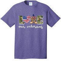 Love Our Veterans Support Our Veterans T-Shirt