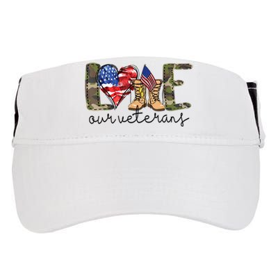 Love Our Veterans Adult Drive Performance Visor