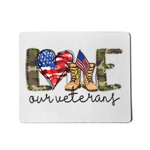 Love Our Veterans Mousepad