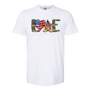 Love Our Veterans Us Military Gifts Veterans Day Softstyle CVC T-Shirt