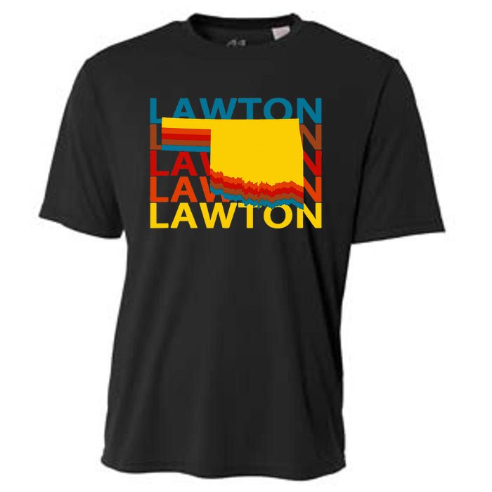 Lawton Oklahoma Vintage Repeat Ok Souvenirs Cooling Performance Crew T-Shirt