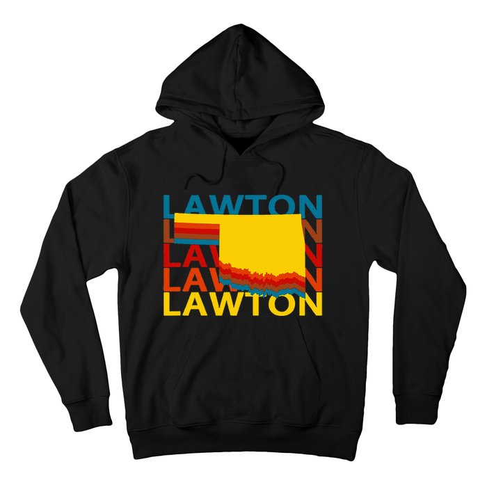 Lawton Oklahoma Vintage Repeat Ok Souvenirs Hoodie