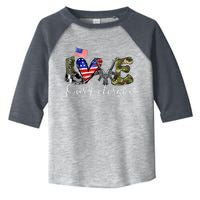 Love Our Veterans US Military Gifts Veterans Days Wo Toddler Fine Jersey T-Shirt