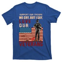 Love Our Veterans Retired Soldier U S Flag Gift T-Shirt