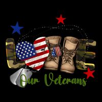 Love Our Veterans Day Proud Military American Zip Tote Bag