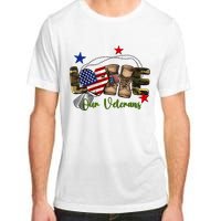 Love Our Veterans Day Proud Military American Adult ChromaSoft Performance T-Shirt