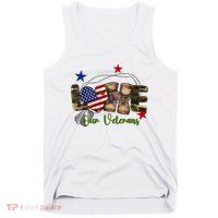 Love Our Veterans Day Proud Military American Tank Top