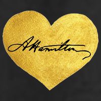Love A. Hamilton Golden Signature Heart Cool Comfort Performance Bucket Hat