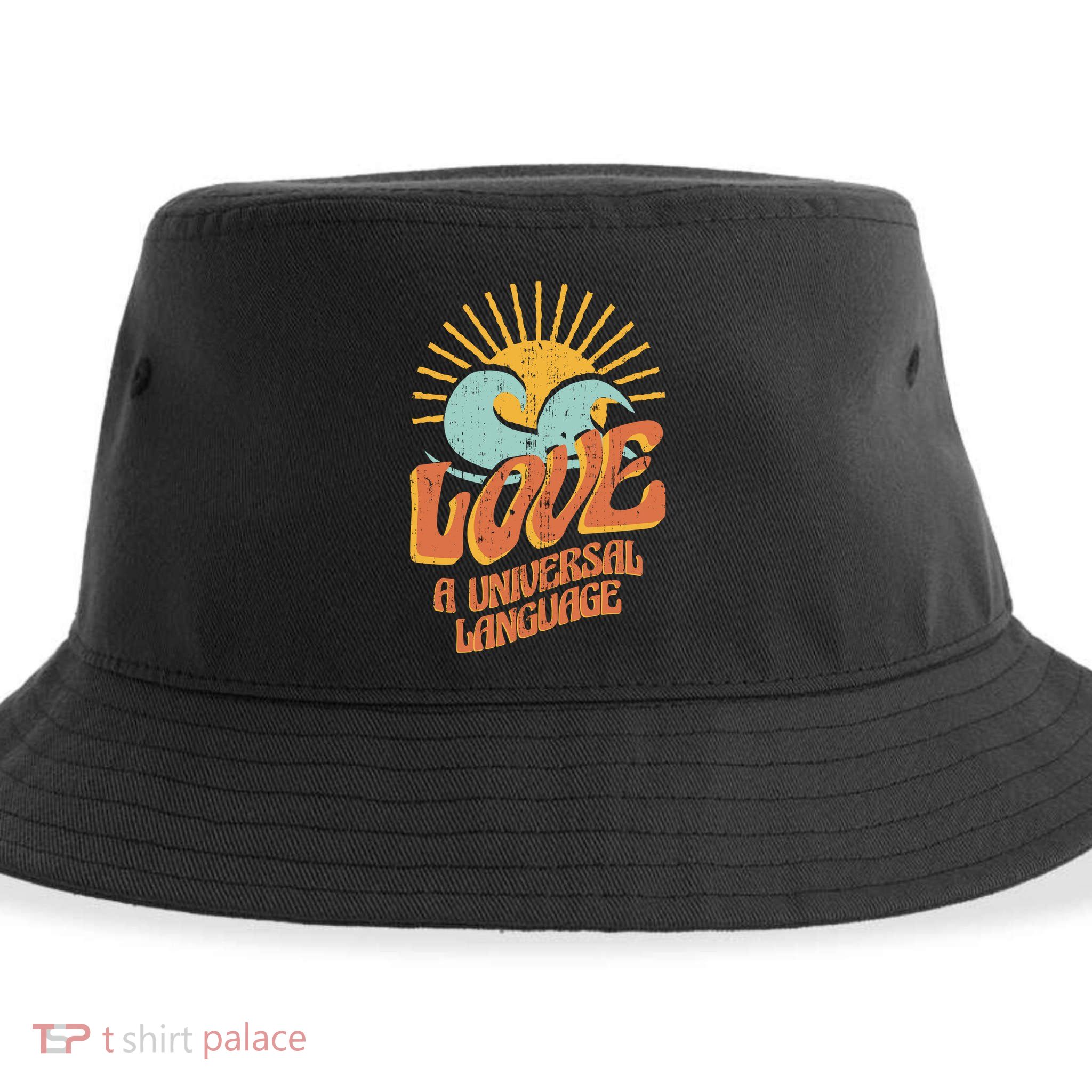 Love A Universal Language Sustainable Bucket Hat