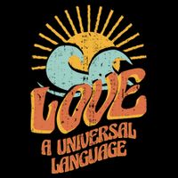 Love A Universal Language 7-Panel Snapback Hat