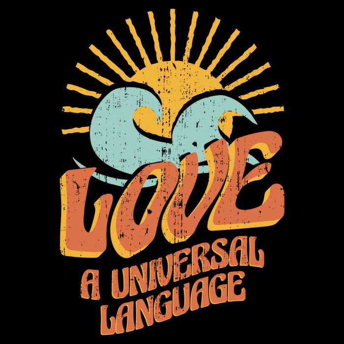 Love A Universal Language 7-Panel Snapback Hat