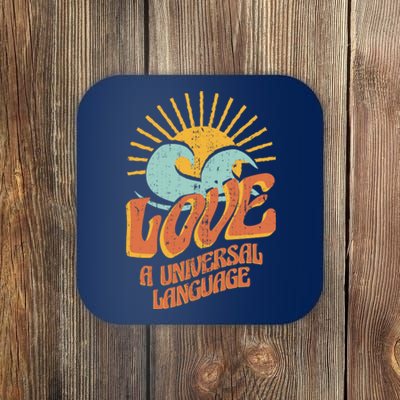 Love A Universal Language Coaster