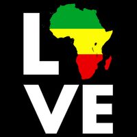 LOVE Africa Map Black History Month Impact Tech Backpack