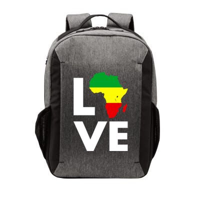 LOVE Africa Map Black History Month Vector Backpack