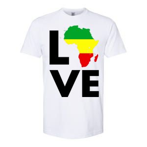 LOVE Africa Map Black History Month Softstyle CVC T-Shirt