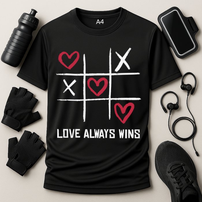 Love Always Wins Game Cooling Performance Crew T-Shirt