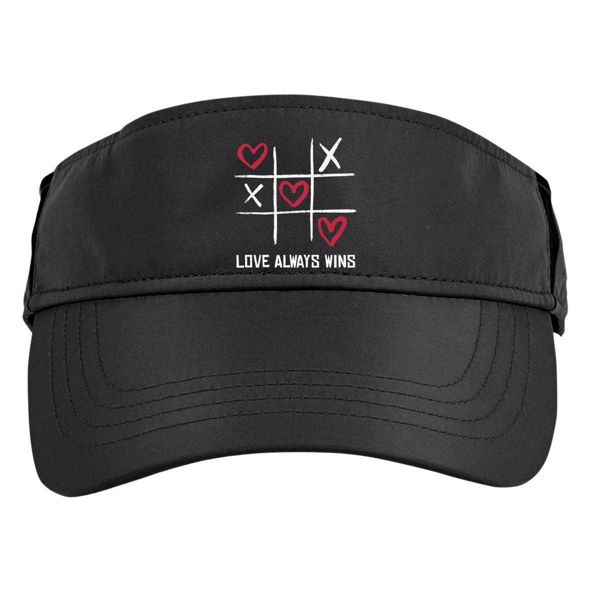 Love Always Wins Game Adult Drive Performance Visor